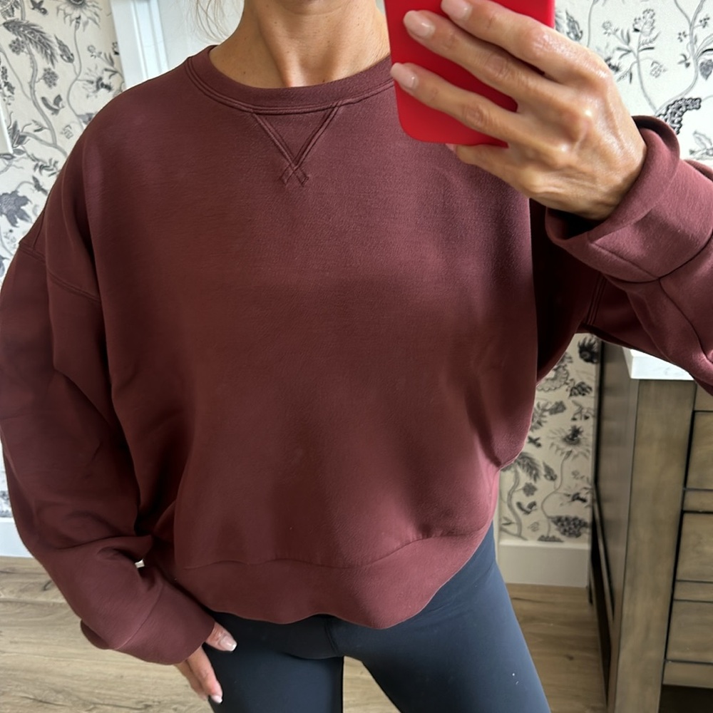 SPANX long sleeve crew neck sweater - size small